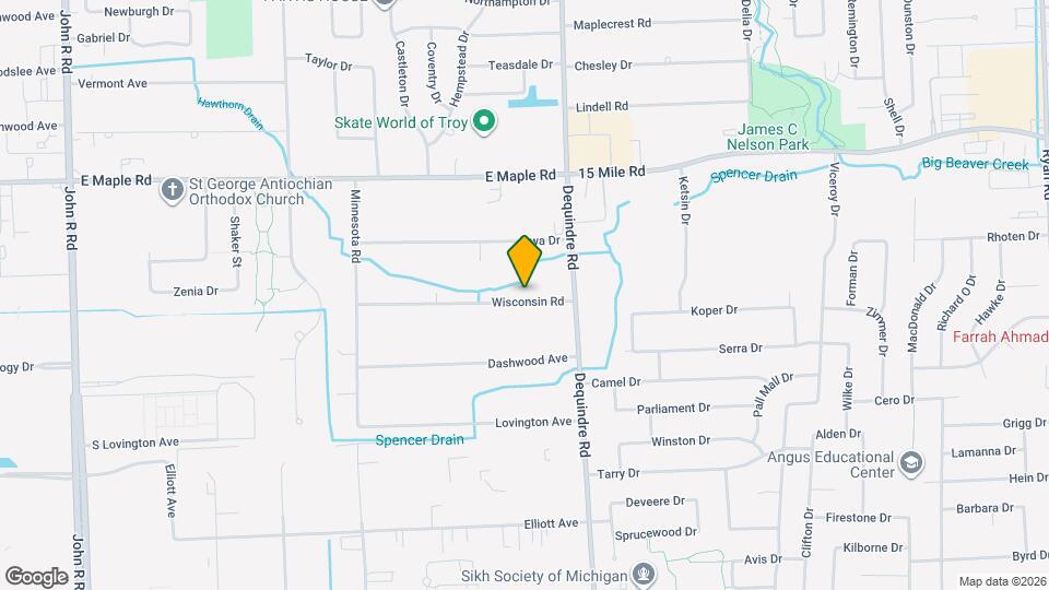 2931 Wisconsin Rd Map and Location Details
