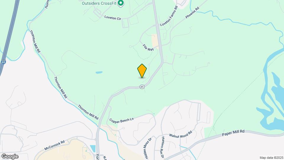 13914 Fox Hill Rd Map and Location Details