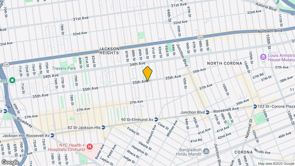 8910 35th Ave Mapa y Detalles de la Ubicación