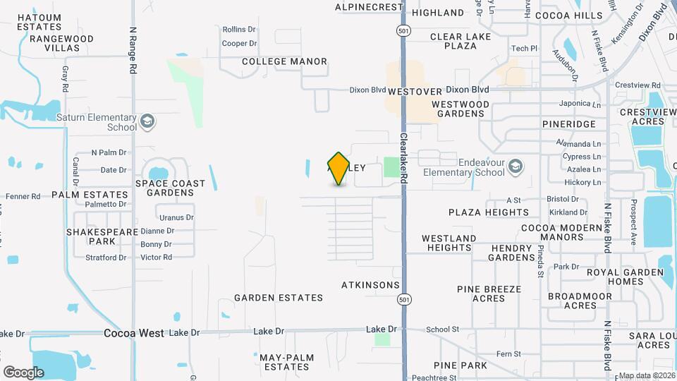 1713 Shady Ln Mapa y Detalles de la Ubicación