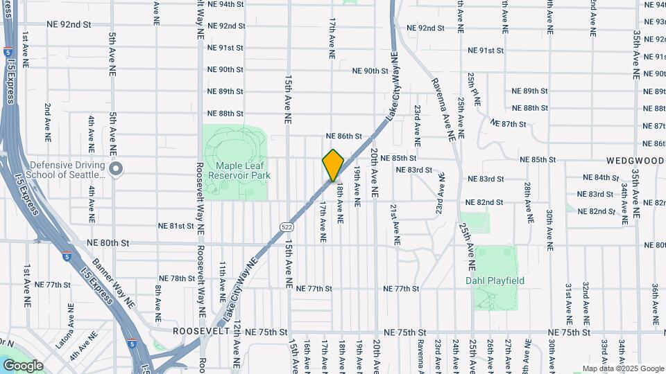 8266 Lake City Way NE Map and Location Details