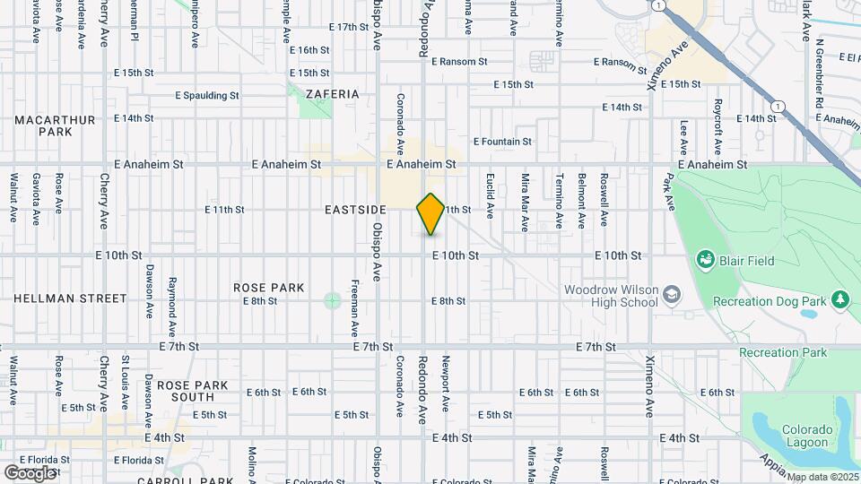 1026-1028 Redondo Ave Map and Location Details