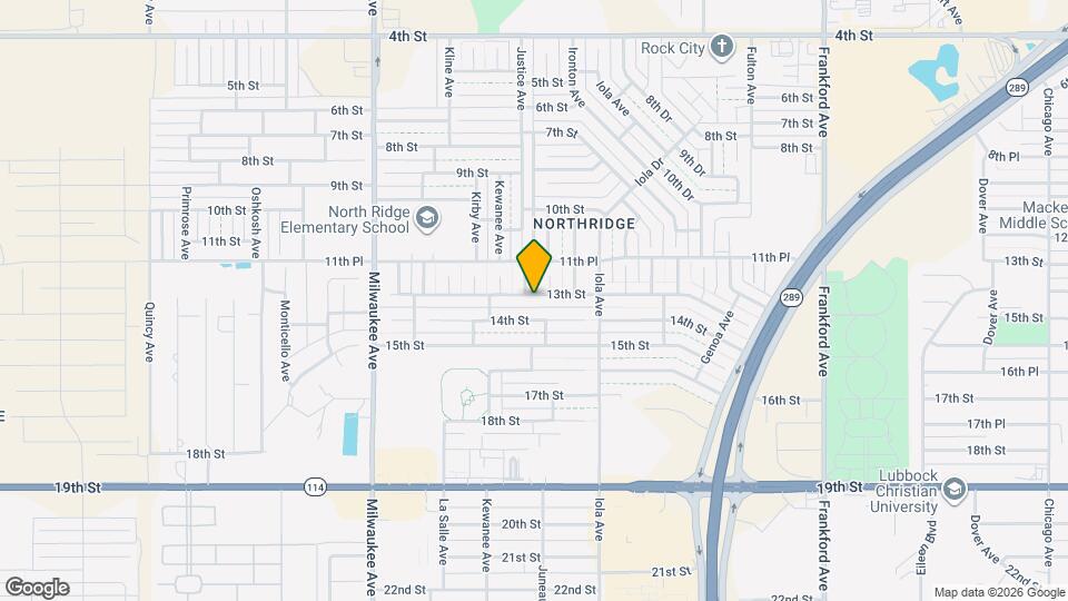 6207 13th St Map and Location Details