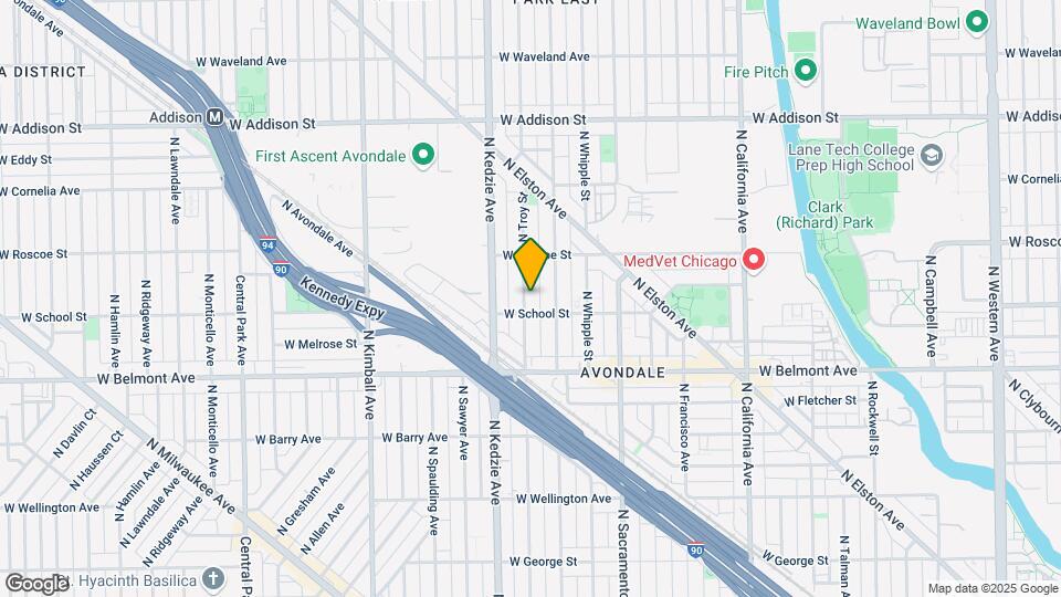 3317 N Troy St, Unit 3317 n troy st #2 Map and Location Details