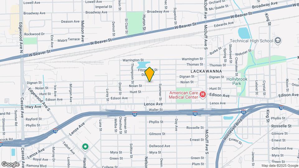 3343 Nolan St Map and Location Details