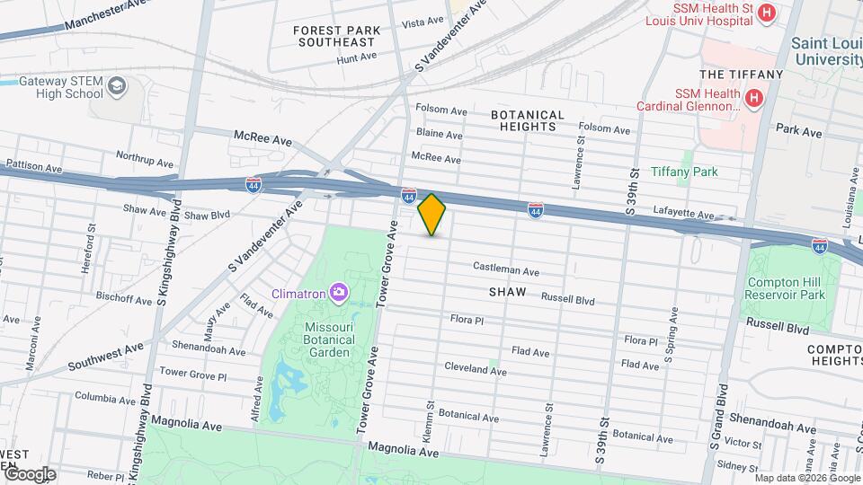 4220 Shaw Blvd Mapa y Detalles de la Ubicación