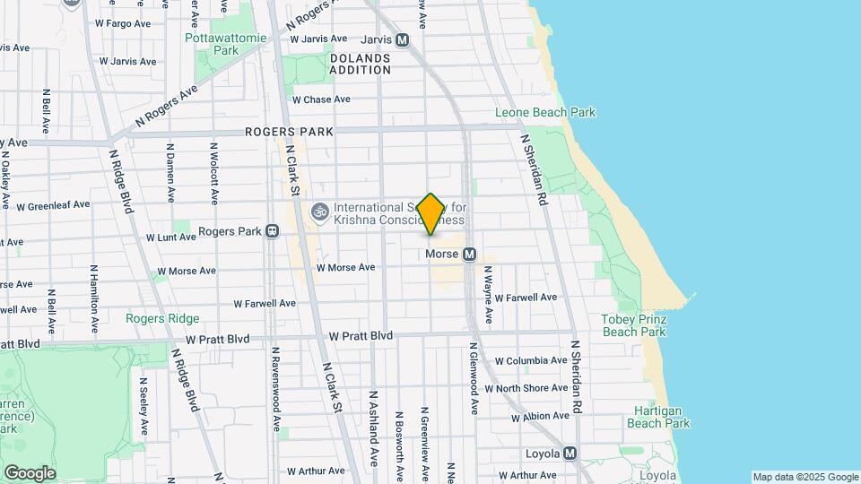 6971 N Greenview Ave, Unit 2S Map and Location Details