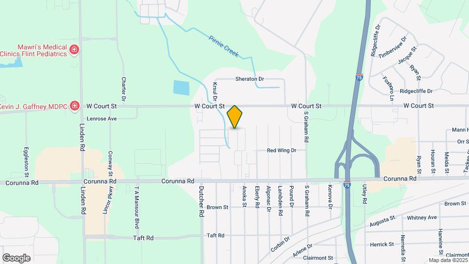 Genesee County Mobile Home Park Mapa y Detalles de la Ubicación
