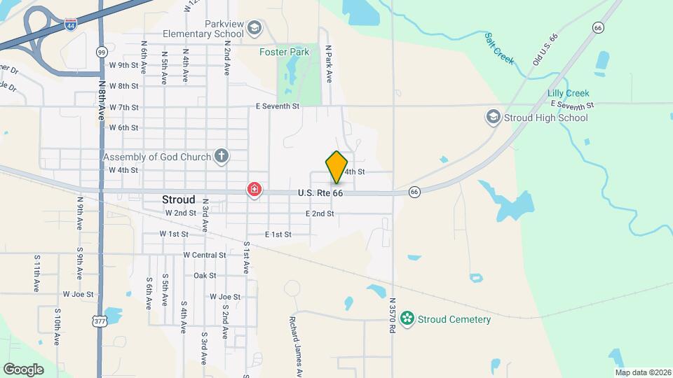 501 E Main St Map and Location Details