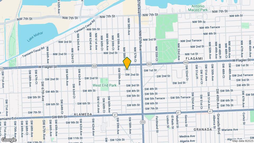 61 SW 58th Ct Map and Location Details