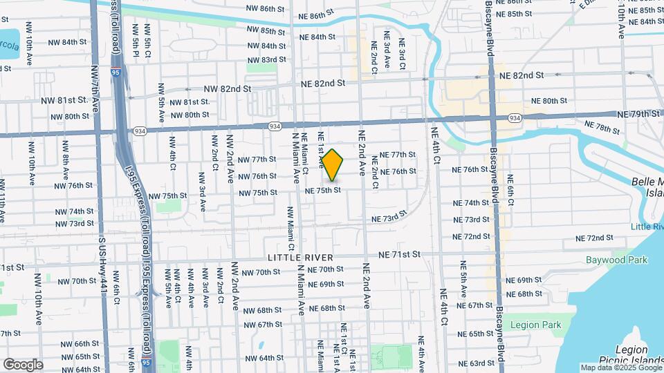 131 NE 75th St Map and Location Details