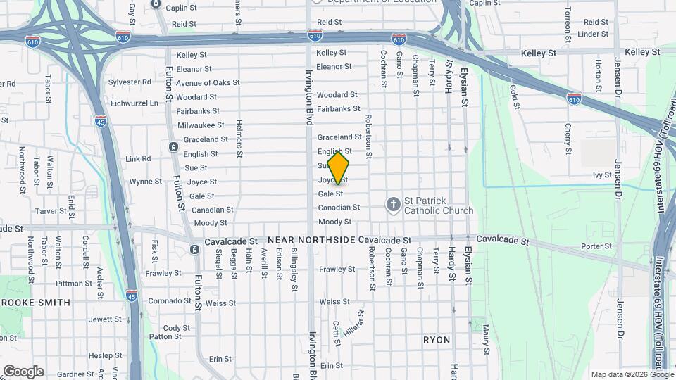 817 Gale St Map and Location Details