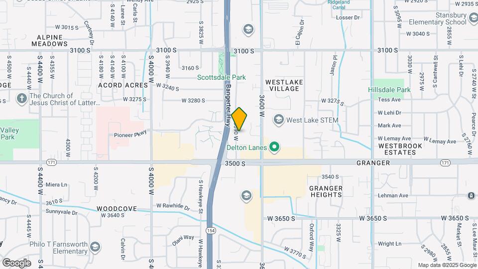 3407 S 3690 W, Unit Basement Map and Location Details