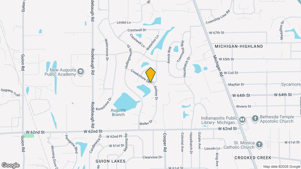 3207 Creekshore Dr Map and Location Details