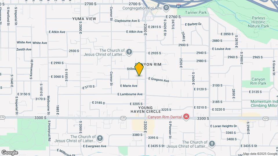 2269 E Gregson Ave Map and Location Details