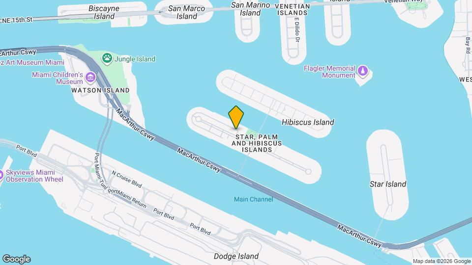 201 Palm Ave Map and Location Details