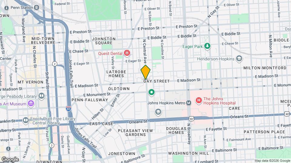 1234 E Madison St Map and Location Details