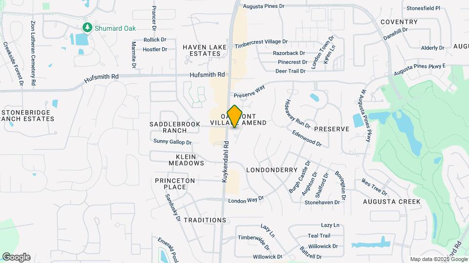 8406 Oak Villa Ct Map and Location Details