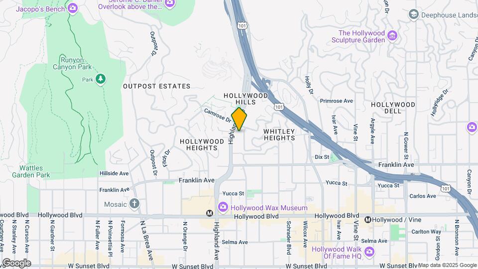 2039 North Las Palmas Ave Mapa y Detalles de la Ubicación