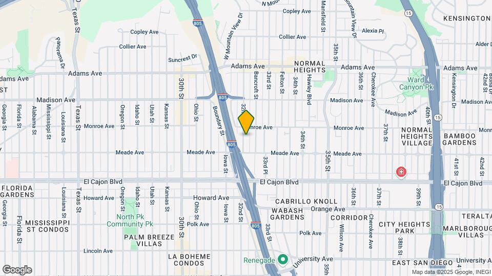 4455-4457 32nd St Map and Location Details