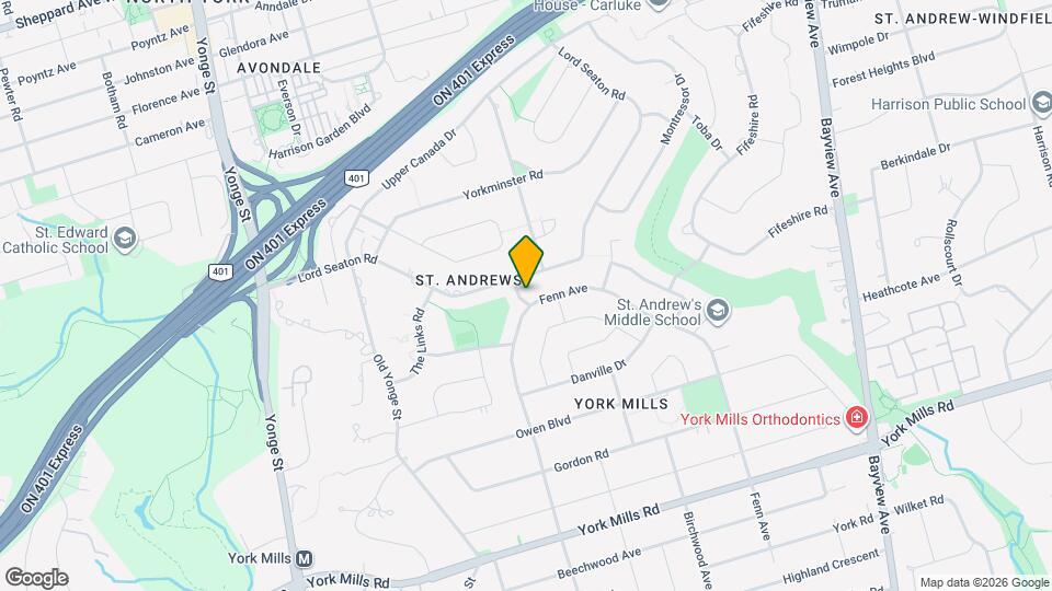 201 Fenn Ave Map and Location Details