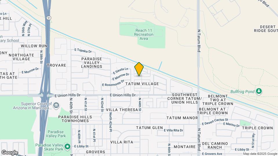 4364 E Rosemonte Dr Map and Location Details