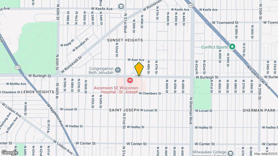 3072 N 49th St Map and Location Details