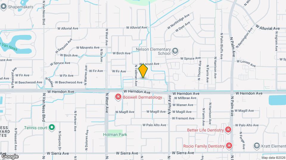 1555 W Boston Ave Map and Location Details