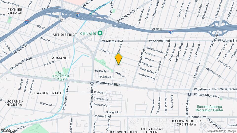 5637 Homeside Ave Map and Location Details