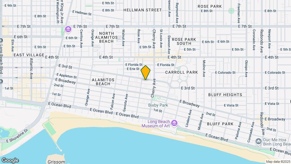 1816-1818 E 3rd St Mapa y Detalles de la Ubicación