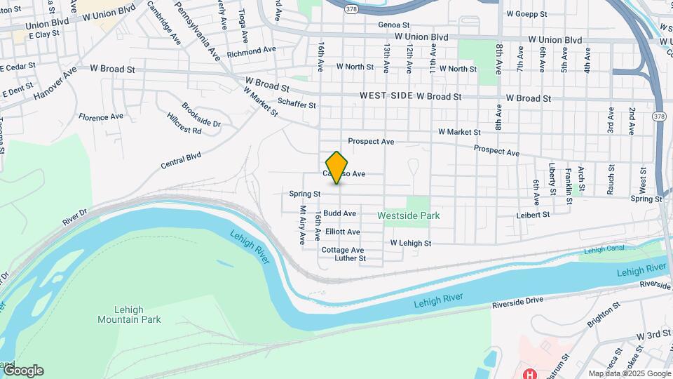 1604 Spring St Map and Location Details