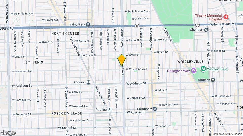 1604 W Waveland Ave, Unit Unit 1 Mapa y Detalles de la Ubicación