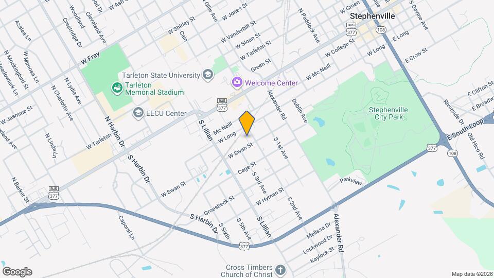 1321 W Swan St Stephenville TX Apartments and Nearby Stephenville