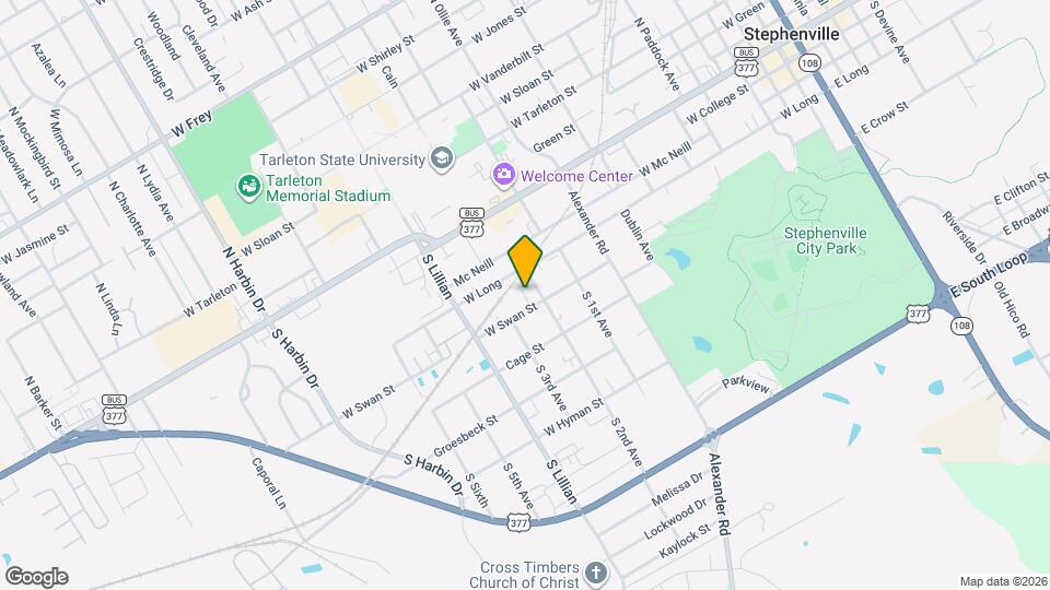 1321 W Swan St Mapa y Detalles de la Ubicación