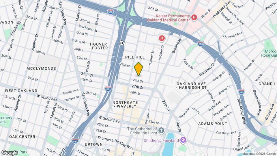 444 28th St Map and Location Details