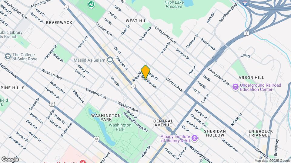 418 Sheridan Ave Map and Location Details