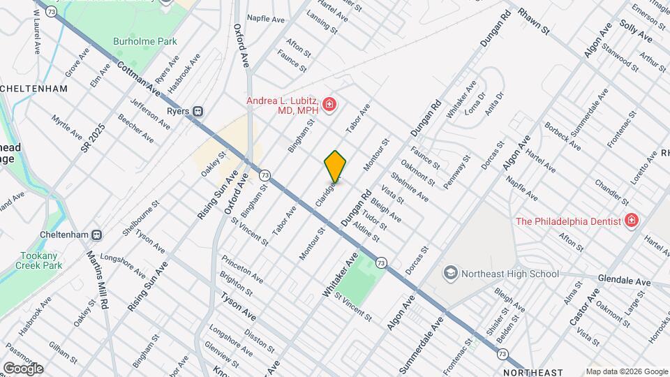 7339 Claridge St Map and Location Details
