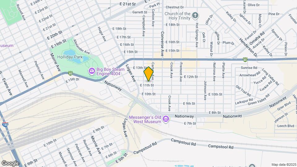 2114 E 11th St Map and Location Details