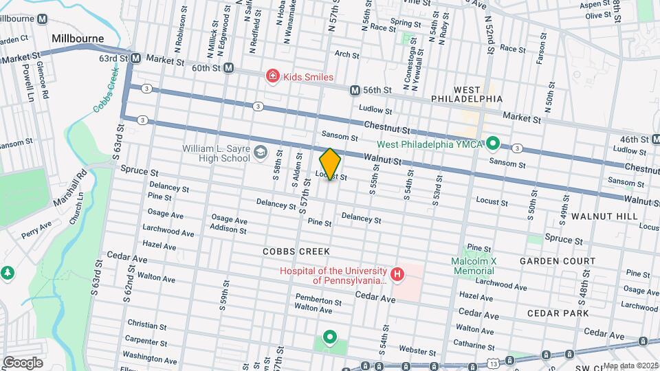 265 S Ithan St Map and Location Details