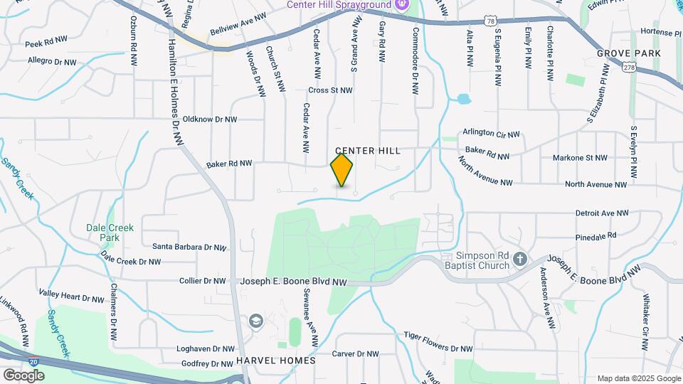 475 Center Hill Ave NW Map and Location Details