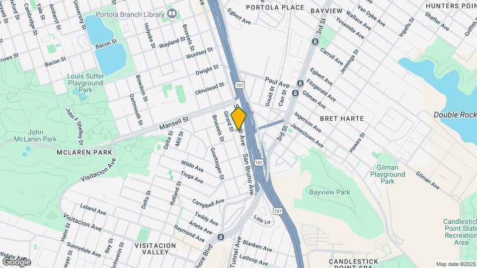 3340 San Bruno Ave Mapa y Detalles de la Ubicación