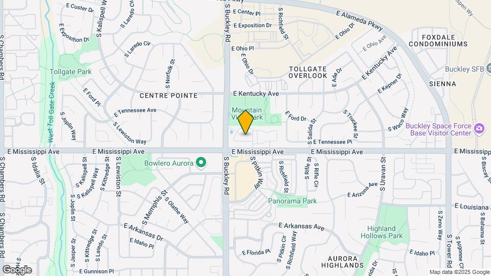 17053 E Tennessee Dr Map and Location Details