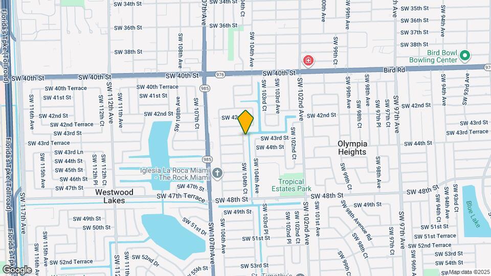 4311 SW 104th Ct Map and Location Details