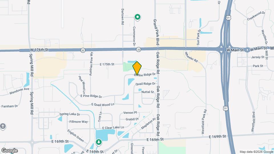525 E Pine Ridge Dr Map and Location Details