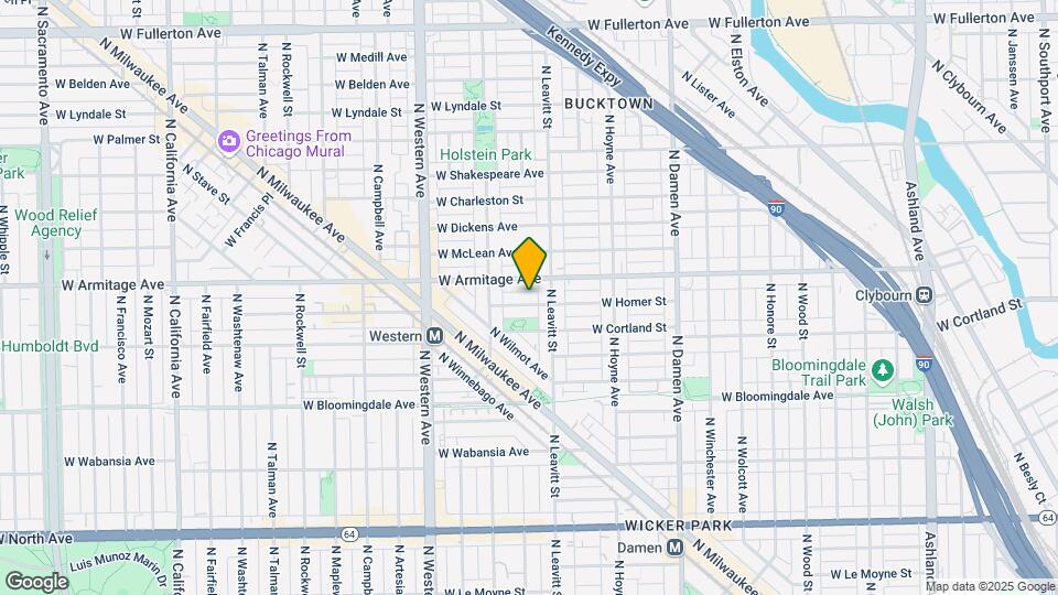 2220 W Homer St Map and Location Details