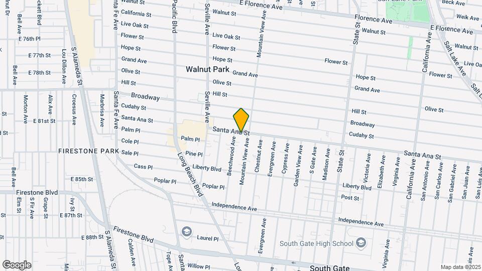 2806-2810 Santa Ana St Mapa y Detalles de la Ubicación