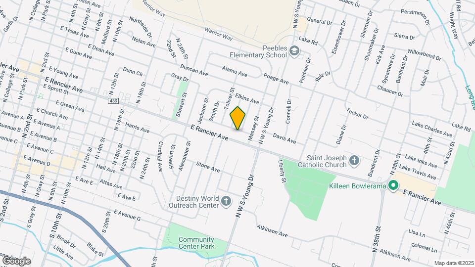 1910 Wood Ave Map and Location Details