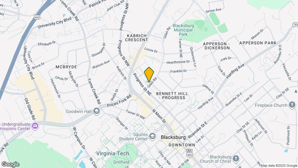 206 Giles Rd Mapa y Detalles de la Ubicación