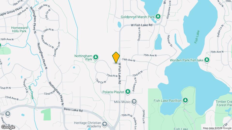 7375 W Fish Lake Rd Map and Location Details