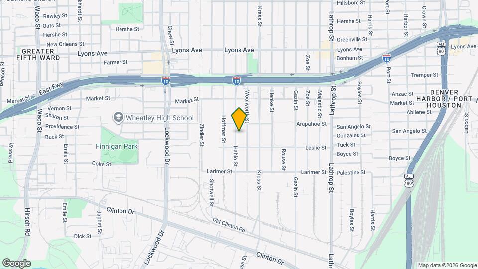 1023 Hahlo St Map and Location Details